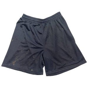 Vintage Badger Youth Mesh Paint Splattered Shorts